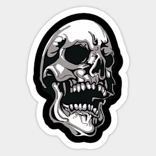 Skull Head Sticker